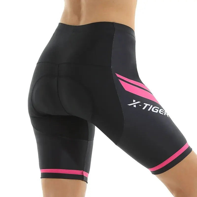 X-TIGER Women's Cycling Shorts 3D Gel Padded
